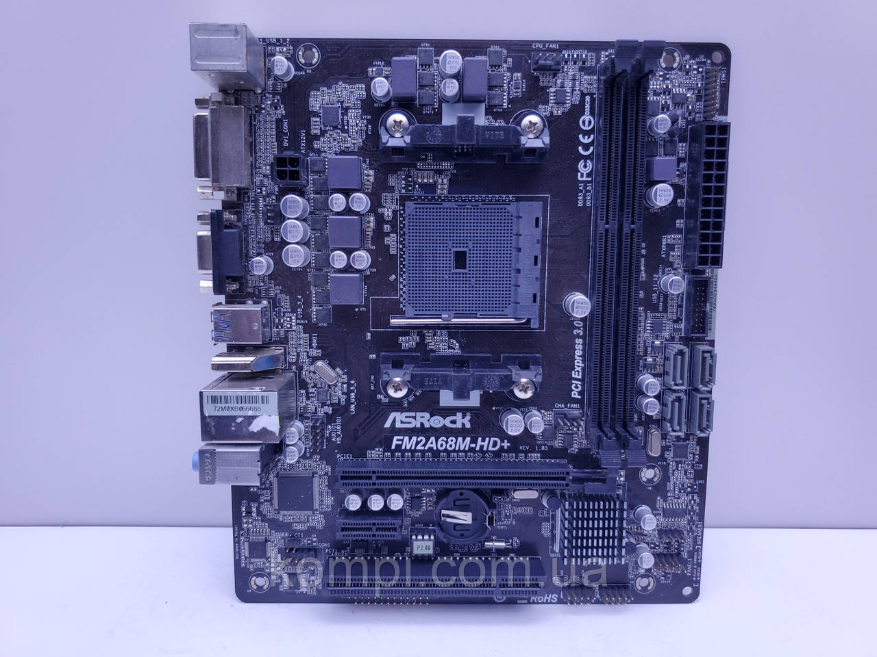 Материнська плата sFM2+ ASRock FM2A68M-HD+ (Socket FM2+,DDR3,б/у)