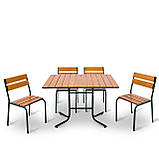 Набір стіл та стільці садових меблів "Ріо плюс" Тік від Mix-Line, фото 2