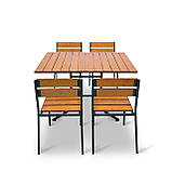 Набір стіл та стільці садових меблів "Ріо плюс" Тік від Mix-Line, фото 4