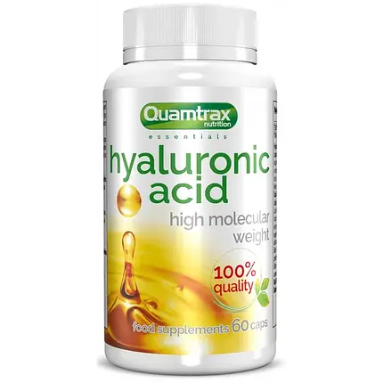 Гіалуронова кислота Quamtrax Hyaluronic Acid 100 мг 60 капс., фото 1