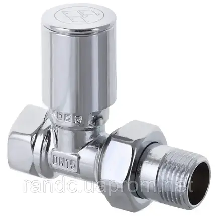 Кран вентильный 1/2"X1/2 прямой KP CZECH PN10 НВ комплект 2 шт, фото 1