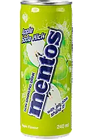 Напиток с кокосовыми желейными кусочками Apple Soda Kick With Coconut Jelly MENTOS 240 мл