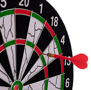 Мішень для гри в дартс із флока діаметр 43 см