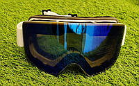 Лыжные очки бело-синие World Sport H-7WB