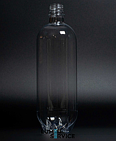 Бутылка системы чистой воды 0,6 L прозрачная на давление до 6 бар для стоматологической установки