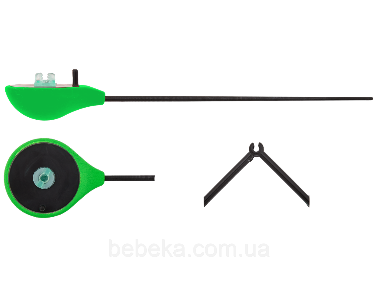 Вудка-балалайка зимова Salmo HANDY ICE RODS (зелена) 24см, фото 1