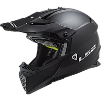 Шлем кроссовый LS2 FAST EVO MX437 black matt L (59-60)