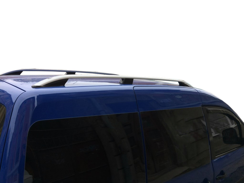 Рейлинги Volkswagen Caddy 2020- короткая база серый Skyport - фото 3 - id-p2055773047
