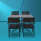 Набір для дачі стіл та стільці "Стела" Венге від Mix-Line, фото 4