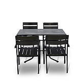 Набір для дачі стіл та стільці "Стела" Венге від Mix-Line, фото 8