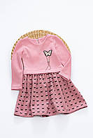 Сукня для дівчинки рожева 104