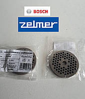 Сито, решетка средняя для мясорубки Zelmer Bosch 4 мм NR8 ZMM1200 986.8 987.8 987.87 Оригинал