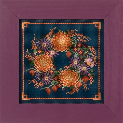 Набір для вишивки Mum Wreath / Вінок для мами Mill Hill MH141824