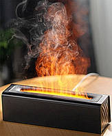 Електрокамін з 3D ефектом полум'я, аромадифузором MADORU, чорний 251*67*75mmEStyle