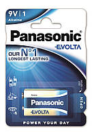 Panasonic Батарейка EVOLTA щелочная 6LR61(6LF22, MN1604, MX1604, Крона) блистер, 1 шт. Vce-e То Что Нужно