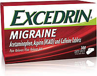 Excedrin Migraine, 300 шт обезболивающее, облегчение мигрени