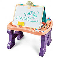 Дитячий мольберт-столик для малювання 8822 з маркером і крейдою