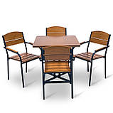 Набір для дачі стіл та стільці "Фіона" Тік від Mix-Line, фото 2