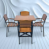 Набір для дачі стіл та стільці "Фіона" Тік від Mix-Line, фото 5