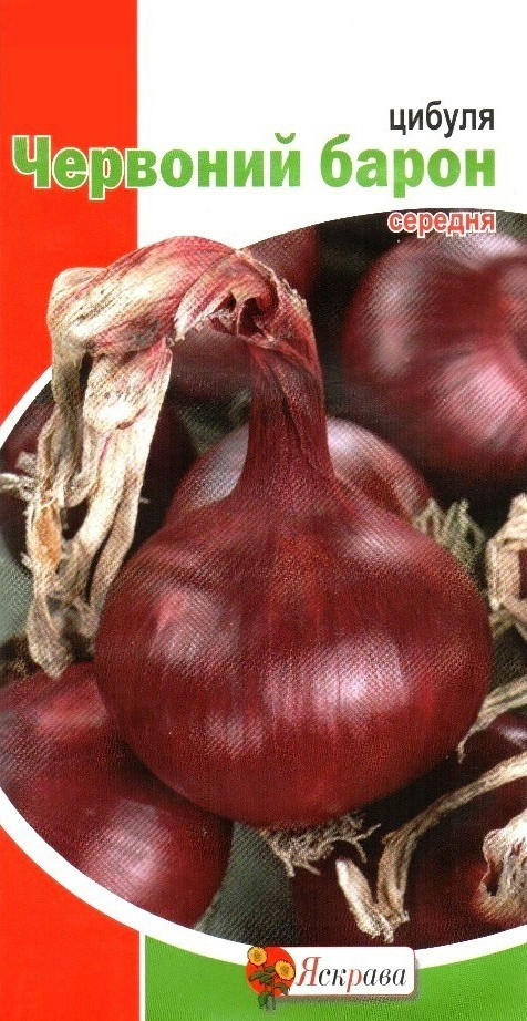 Насіння цибулі Червоний барон, ТМ Яскрава, 1г