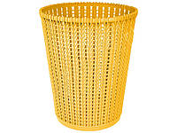 ХІТ Дня: Відро-плетенка для сміття Stenson R84521 пластикове 20.5х25 см жовтий !