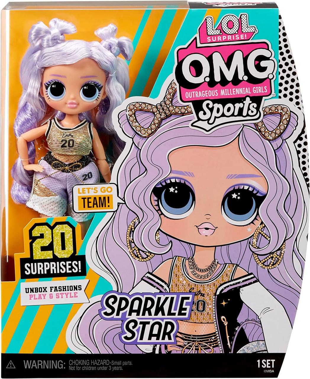 Кукла ЛОЛ ОМГ Спорт Баскетболістка Спаркл Стар LOL Surprise OMG Sports Fashion Sparkle Star 584230