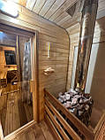 Дерев'яна мобільна Баня-Квадро"Беверен" 6 м (вільха, з котелом на дровах), фото 8