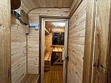 Дерев'яна мобільна Баня-Квадро"Беверен" 6 м (вільха, з котелом на дровах), фото 7