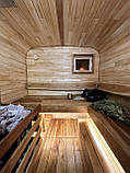 Дерев'яна мобільна Баня-Квадро"Беверен" 6 м (вільха, з котелом на дровах), фото 9