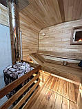 Дерев'яна мобільна Баня-Квадро"Беверен" 6 м (вільха, з котелом на дровах), фото 10