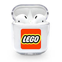 Прозорий силіконовий чохол Apple AirPods з малюнком — Lego (KAP1178)