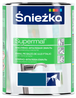 Емаль Sniezka Supermal олійно-фталева блакитна F525 0.8 л