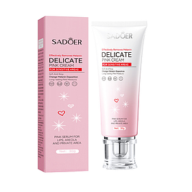 Осветляющий крем для чувствительных зон SADOER Delicate Pink Cream, 30 г.