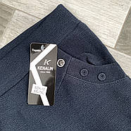 Штани жіночі термо на флісі Kenalin, розмір 5XL-6XL, сині, 9224-12, фото 3