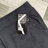 Штани жіночі термо на флісі Kenalin, розмір 5XL-6XL, чорні, 9224-12, фото 3