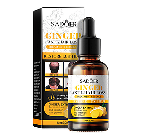 Сыворотка Sadoer против выпадения волос с имбирем, 30 мл.