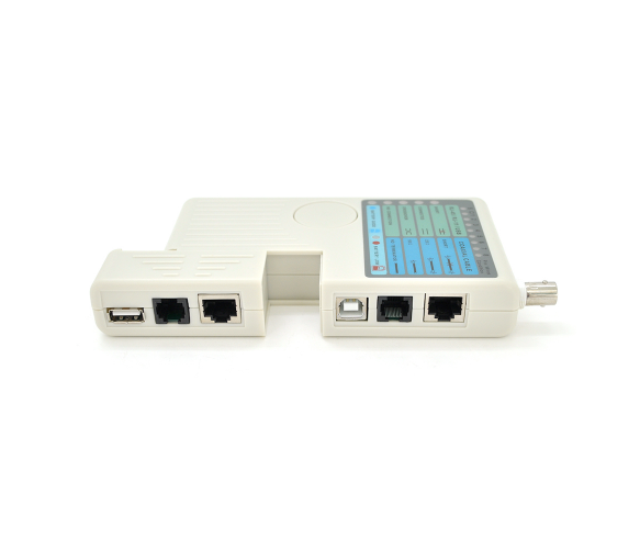 Тестер кабельний NT-T040 Battery 9V для тестування витої пари телефонного кабелю USB BNC