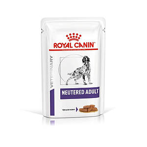 Вологий корм Royal Canin Neutered (Неутеред) для собак після стерилізації/кастрації, шматочки в соусі 100гр*12шт
