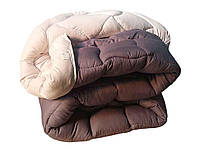 Одеяло на кровать 200*210 силиконизированное волокно Дуэт Премиум Люкс микрофибра (500г/м2) ТМ Homefort BP
