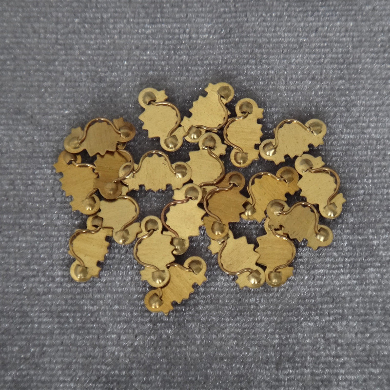 Ручки для меблів 9 мм Золото 20 од, фото 1