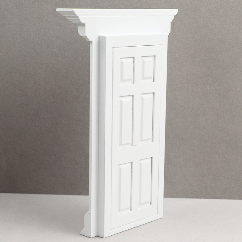 Мініатюра двері вхідні 14*2.8*20.8 см Біла, фото 1