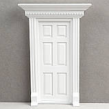 Мініатюра двері вхідні 14*2.8*20.8 см Біла, фото 3