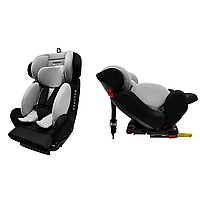 Автокресло детское (ISOFIX, 0 -36 кг, группа 0+1+2+3) CARRELLO Quantum CRL-11803/3 Sky Grey Серое