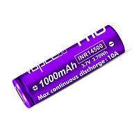 Акумулятор 14500 3.7V 1000mAh 10A Li-ion з контактом 14,3*49,4мм Vapcell