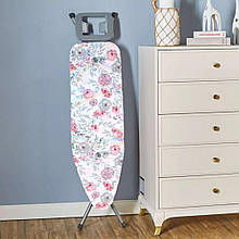 Змінний чохол без основи на прасувальну дошку BrightPrints #4 Flowers On White 120х40см