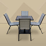 Набір стіл та стільці садових меблів "Палермо" Венге від Mix-Line, фото 3
