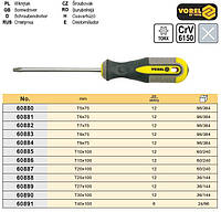 Отвертка TORX Т30х100 мм CrV Польща VOREL-60890