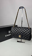 Сумка женская средняя Черная сумка chanel black Сумочка кроссбоди Сумочки дамские Сумки через плечо женские