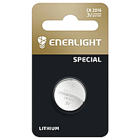Батарейка литиевая Enerlight CR2016 Lithium 3V дисковая таблетка