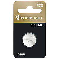 Батарейка литиевая Enerlight CR2025 Lithium 3V дисковая таблетка